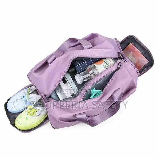 Light Purple Travel Bag/ Gym Bag - thumbnail 2