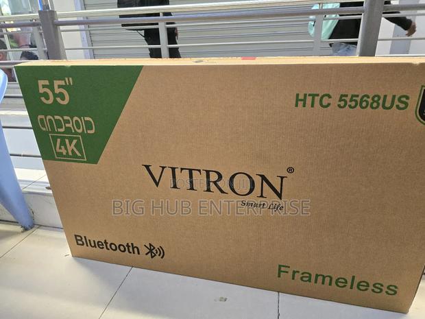 Vitron 55” Frameless Ultra Hd Android Tv, Netflix, - main view