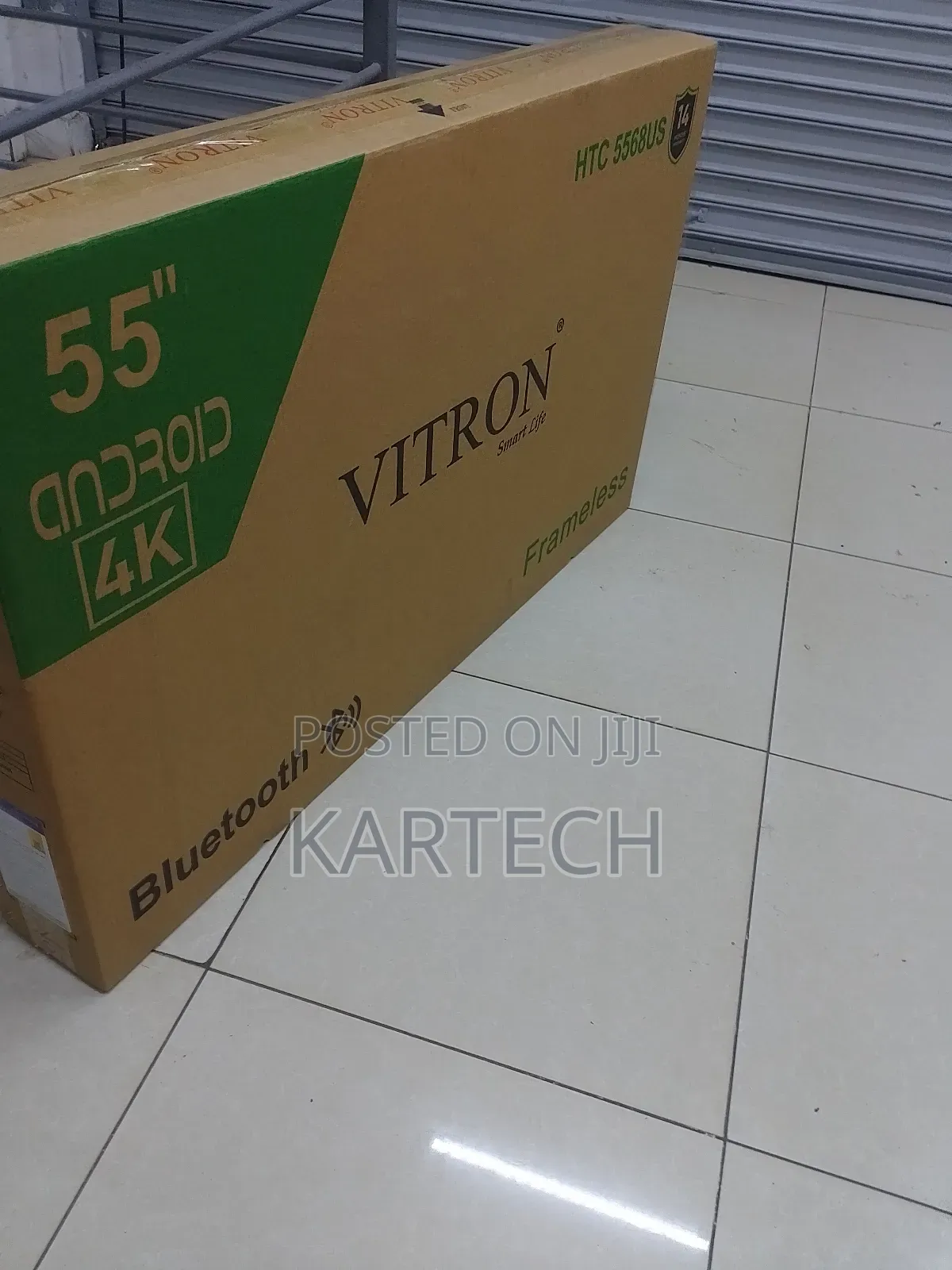 Vitron 55 Inches Smart Android Flameless Tv,Bluetooth (5568)