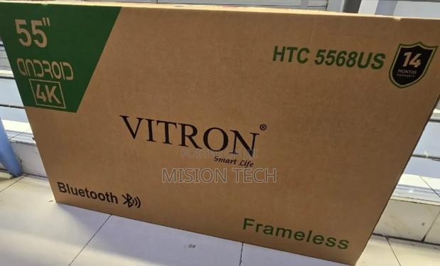 Vitron 55” Frameless Ultra HD Android Tv°°✓✓ - main view