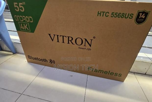 Vitron 55” Frameless Ultra HD Android Tv°°✓✓ - thumbnail 2