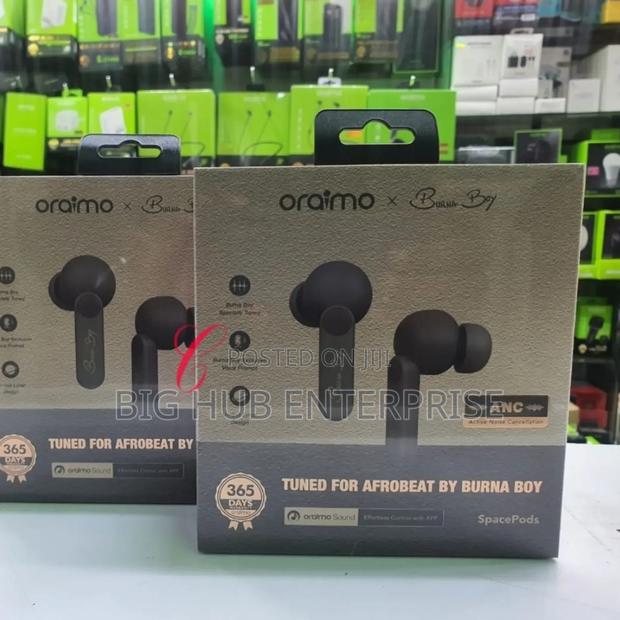 Oraimo Spacepods Earbuds Tuned by Burna Boy for Afrobeat - main view