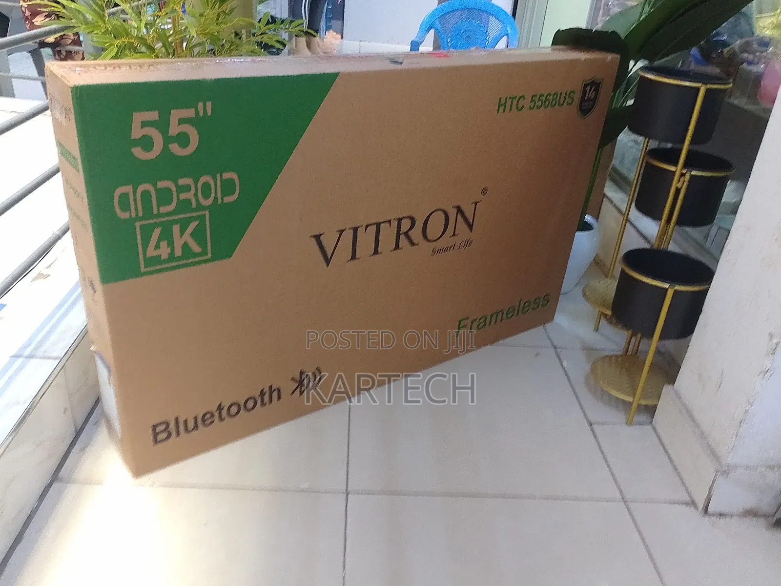 Vitron 55 Inches Smart Android Tv Wi-Fi Enabled (5568us)