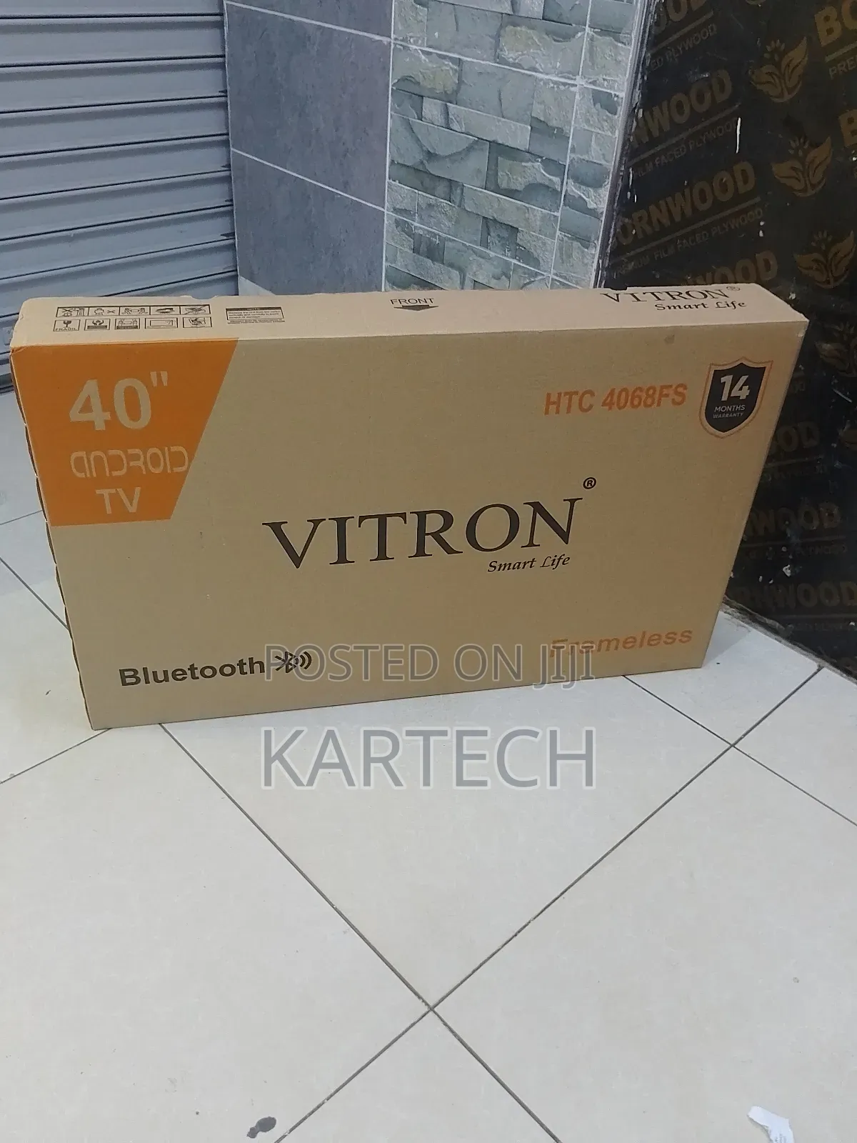 Vitron 40 Inches Smart Android Tv Bluetooth Enabled (4068fs)