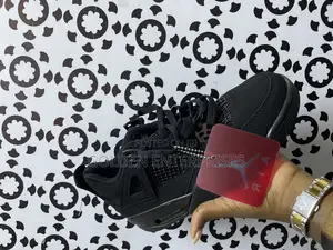Black Air Jordan 4, J4 Size 36-45