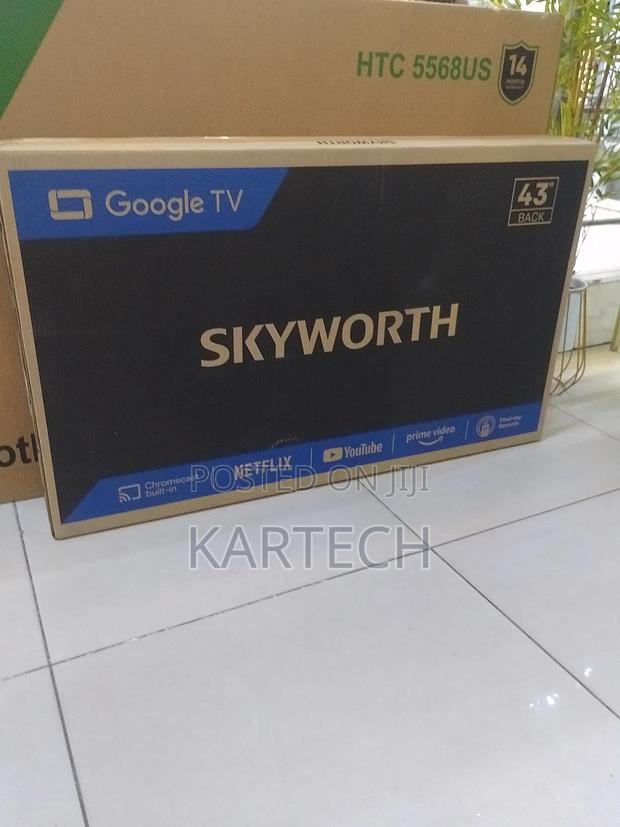 Skyworth 43 Smart Google Tv 43e5500g Frameless Bluetooth - thumbnail 3