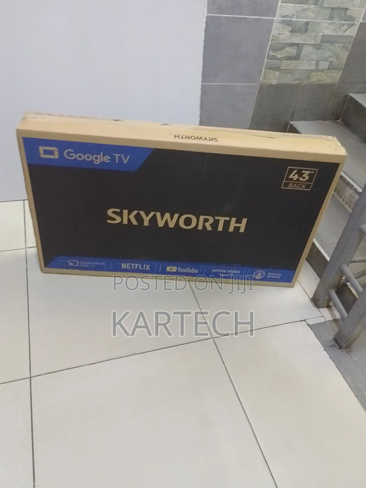 Skyworth 43" Smart Google Frameless Tv 43e5500g