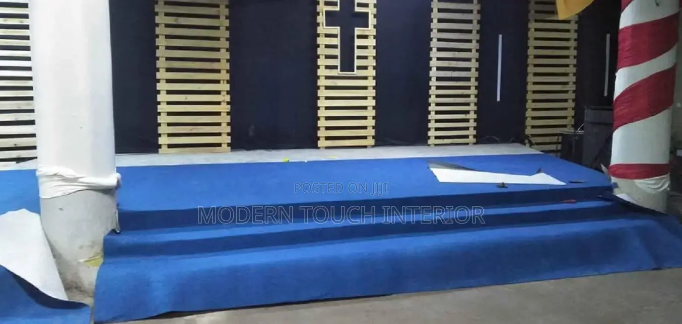 Blue Plush Delta Wall-to-Wall Carpets