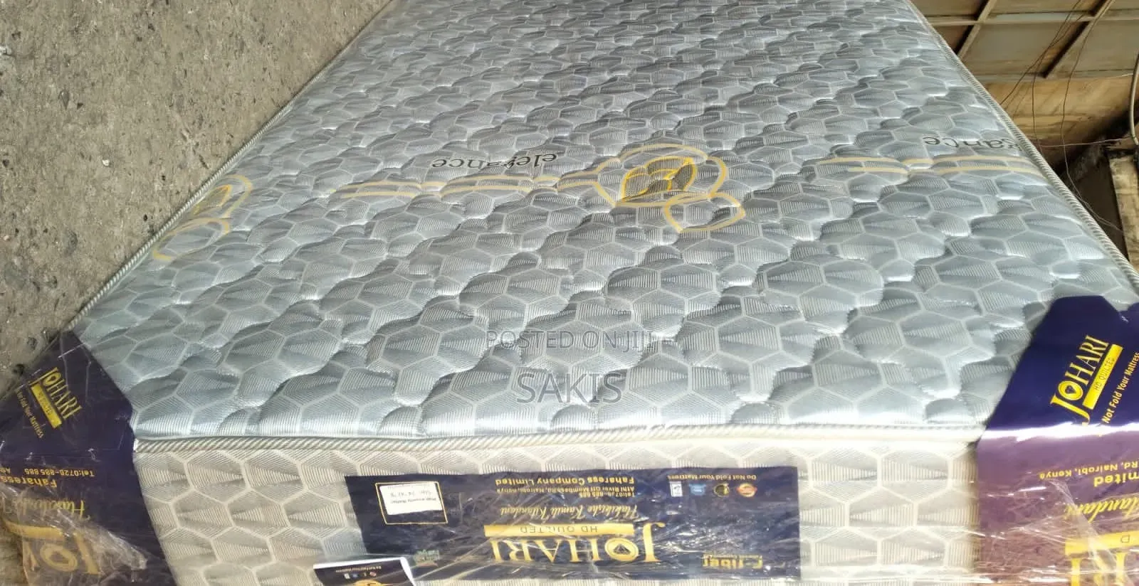 8inch 3.5 * 6 Johari High Density Quilted Mattresses. Free Delivery