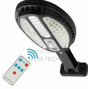 Solar LED Street Light Motion Sensor Remote Control