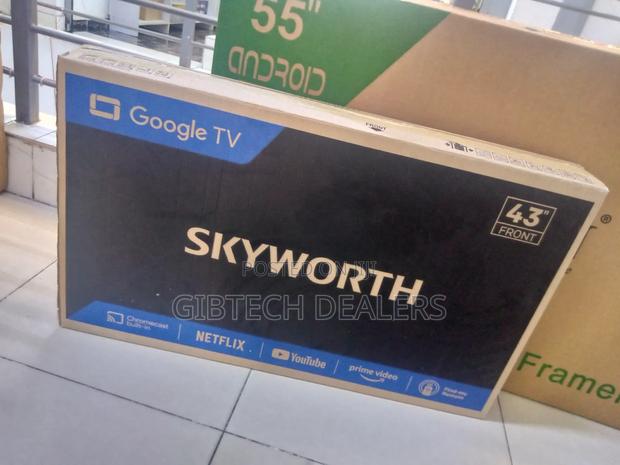 Skyworth 43 Smart Android Flameless Tv. - thumbnail 2