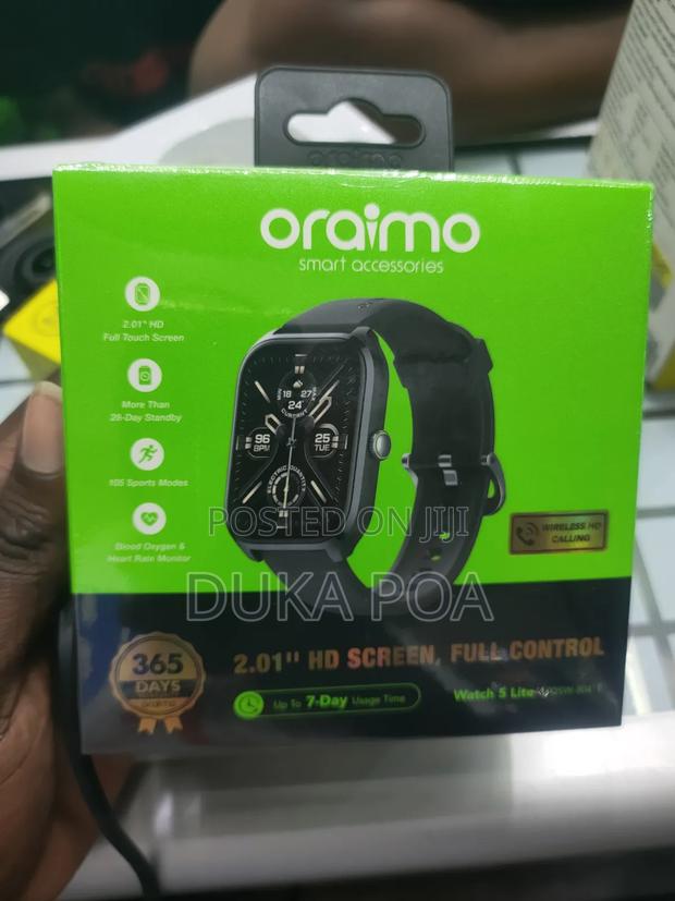 Oraimo Smart Watch 5 Lite OSW-804 With Wireless HD Calling - thumbnail 2