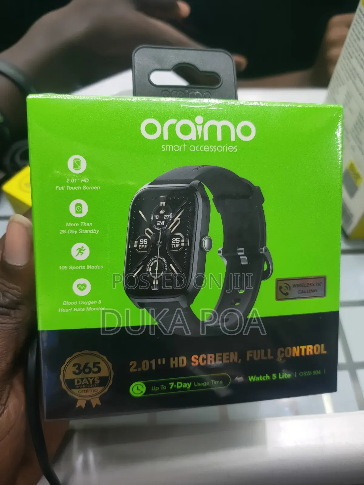 Oraimo Smart Watch Model OSW 804 Wireless Calling