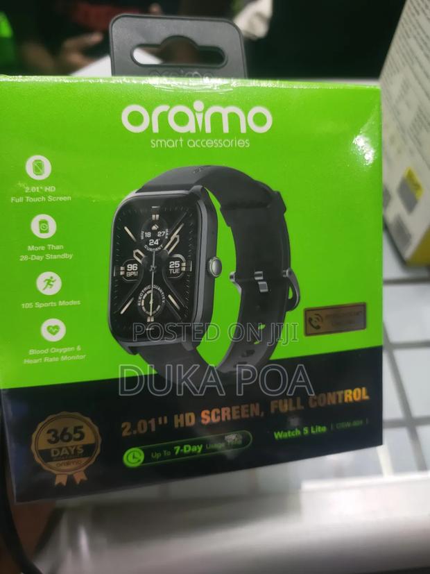 Smart Watch, Oraimo Smart Watch Black With Wireless Calling - thumbnail 3