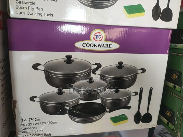 TC Cookware - 14-Piece Non Stick Pots and Pans Set - thumbnail 2