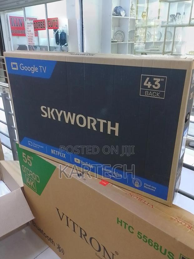 Skyworth 43" Frameless Smart Google Tv With Prime Video - thumbnail 3