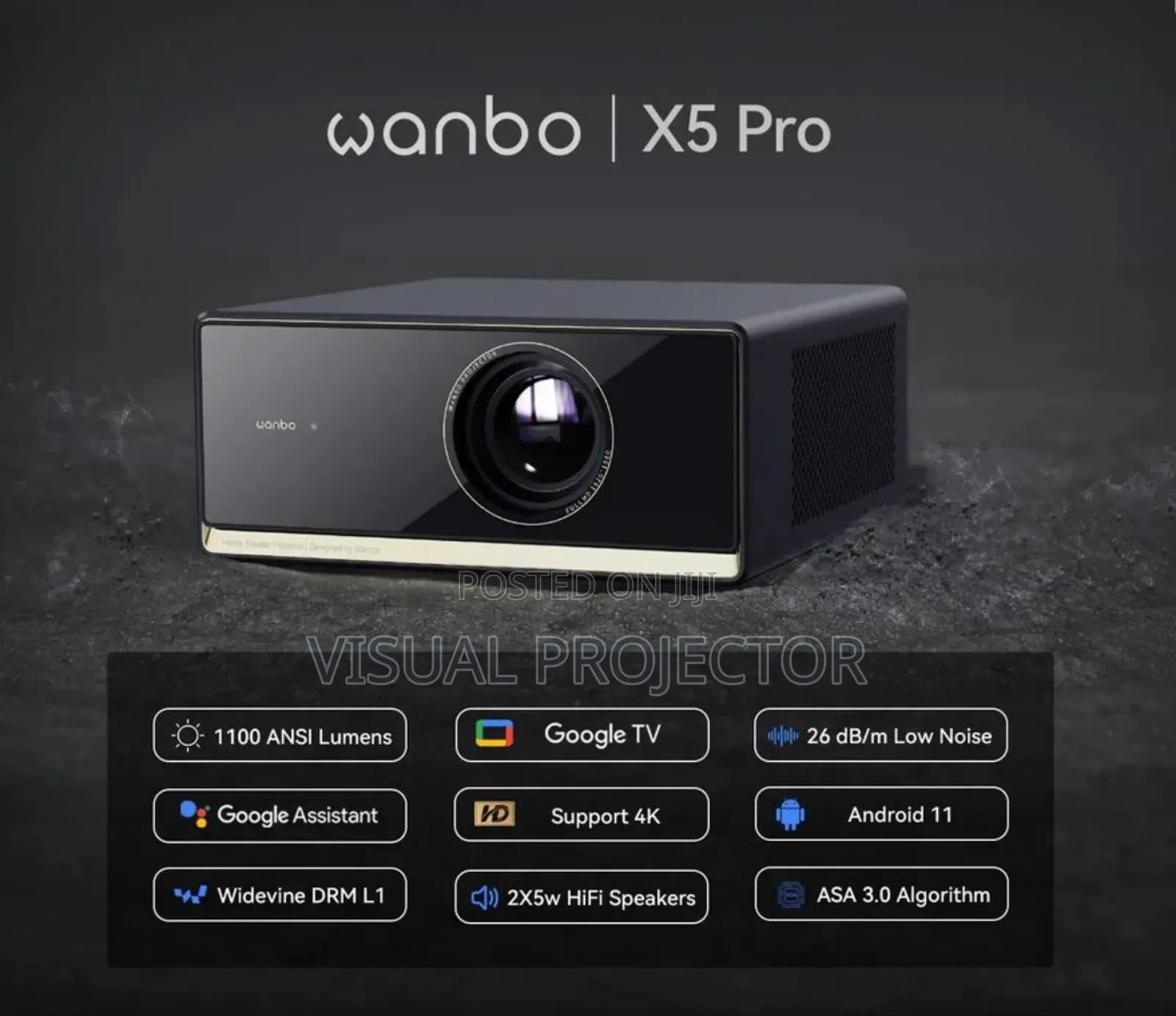 Wanbo X5 Pro Android Projector Google Tv