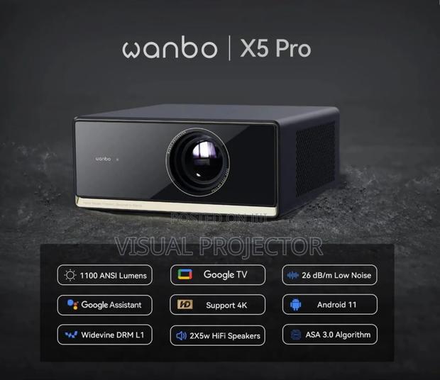 Wanbo X5 Pro Android Projector Google Tv