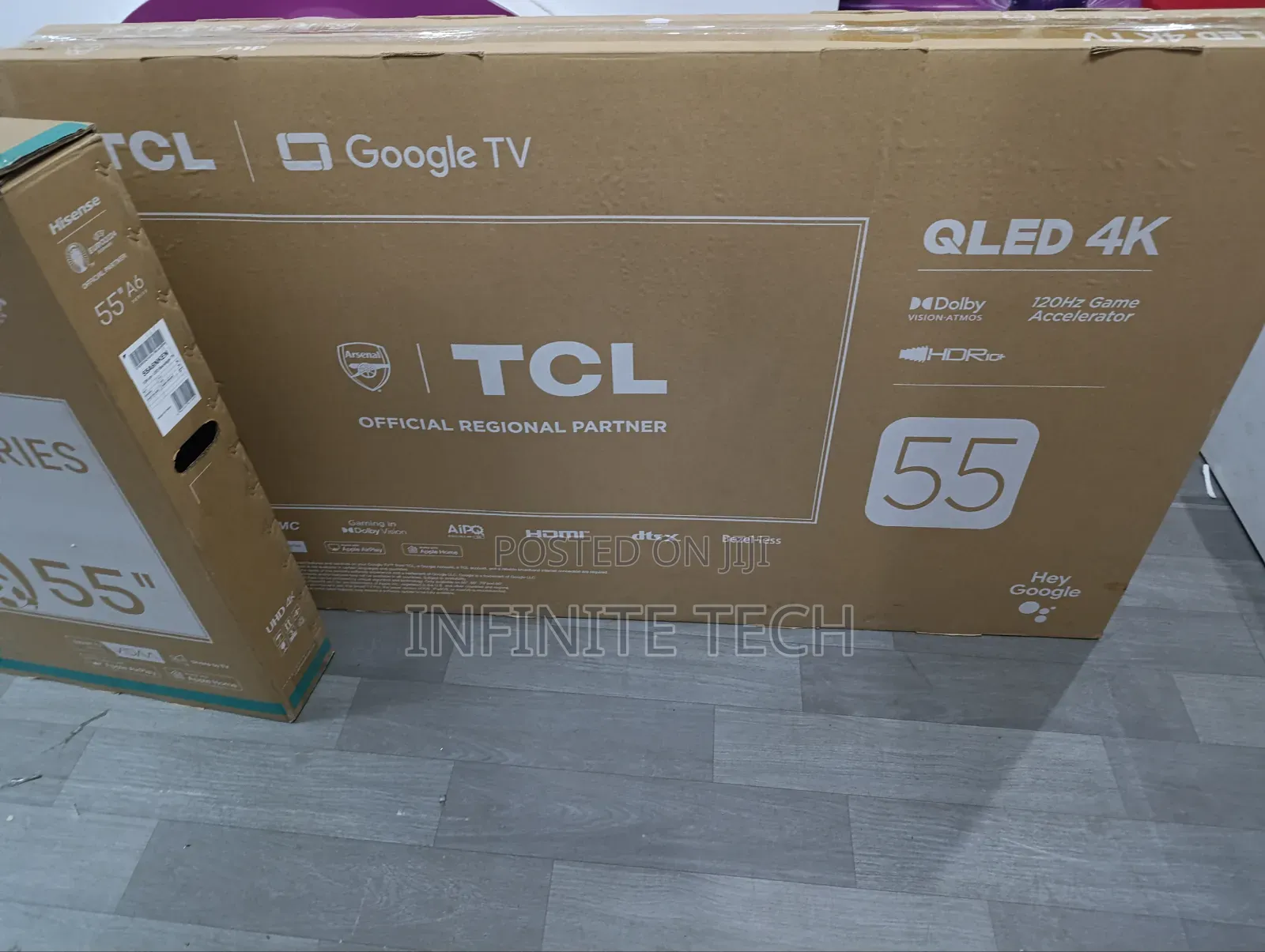 Tcl 55′′ C655 (New 2024) Qled Pro Smart Google Tv – 55c655