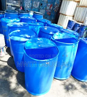 Blue Storage Tank