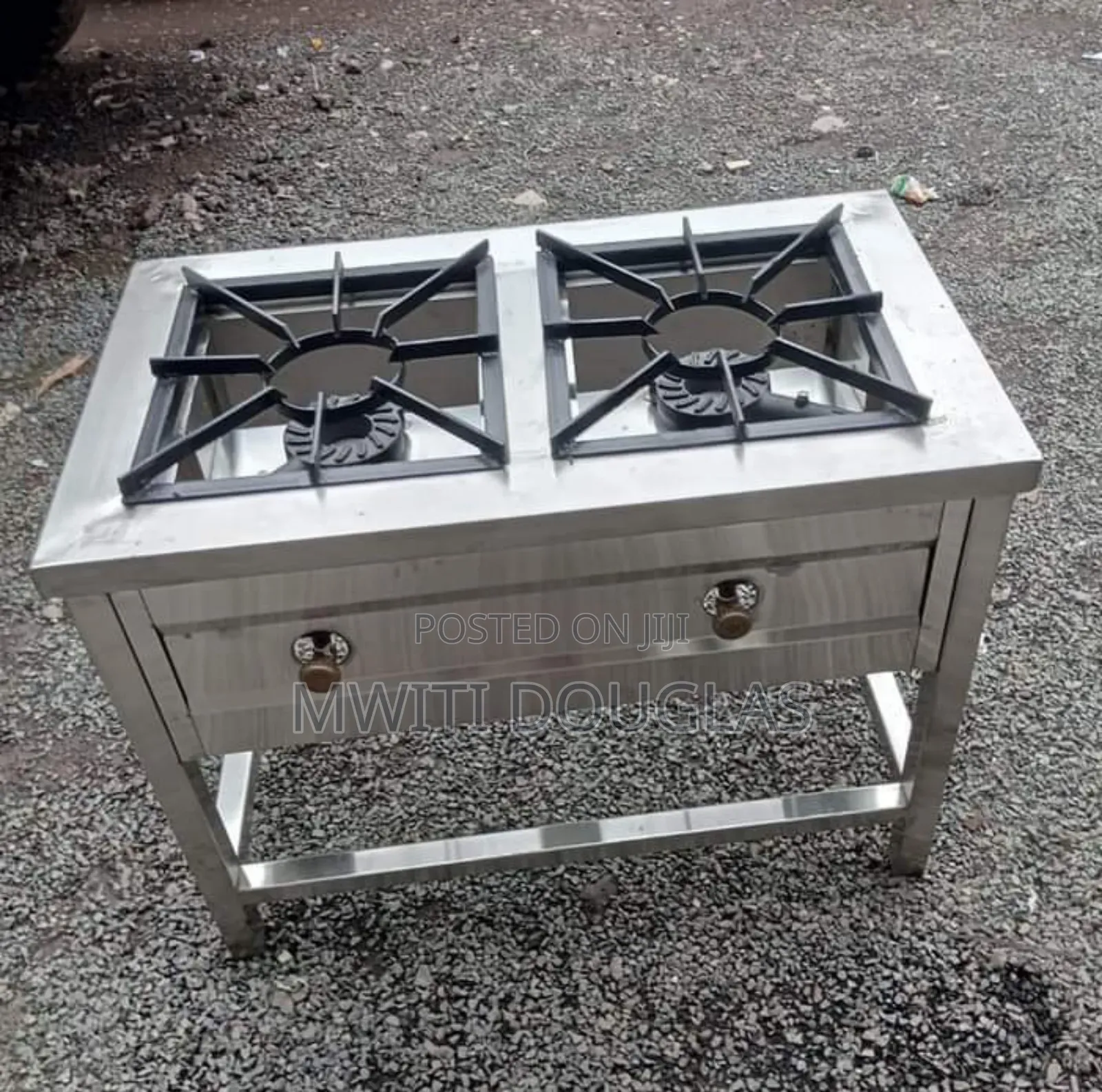 The Paramount Stainless Two Burner Gas Cooker