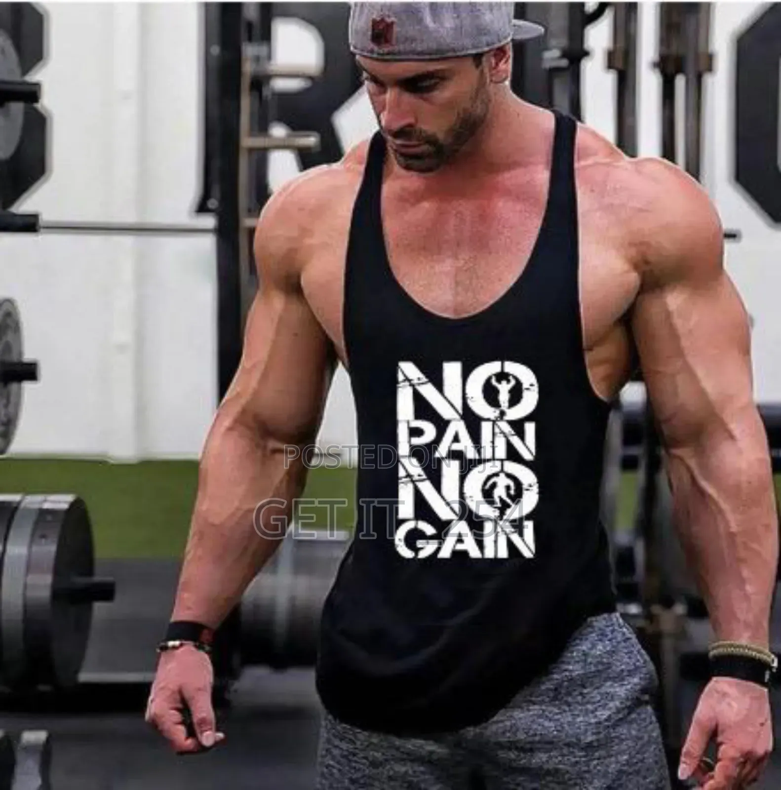 *Men Tanktop For Fitness*Cotton * Size M____3xl