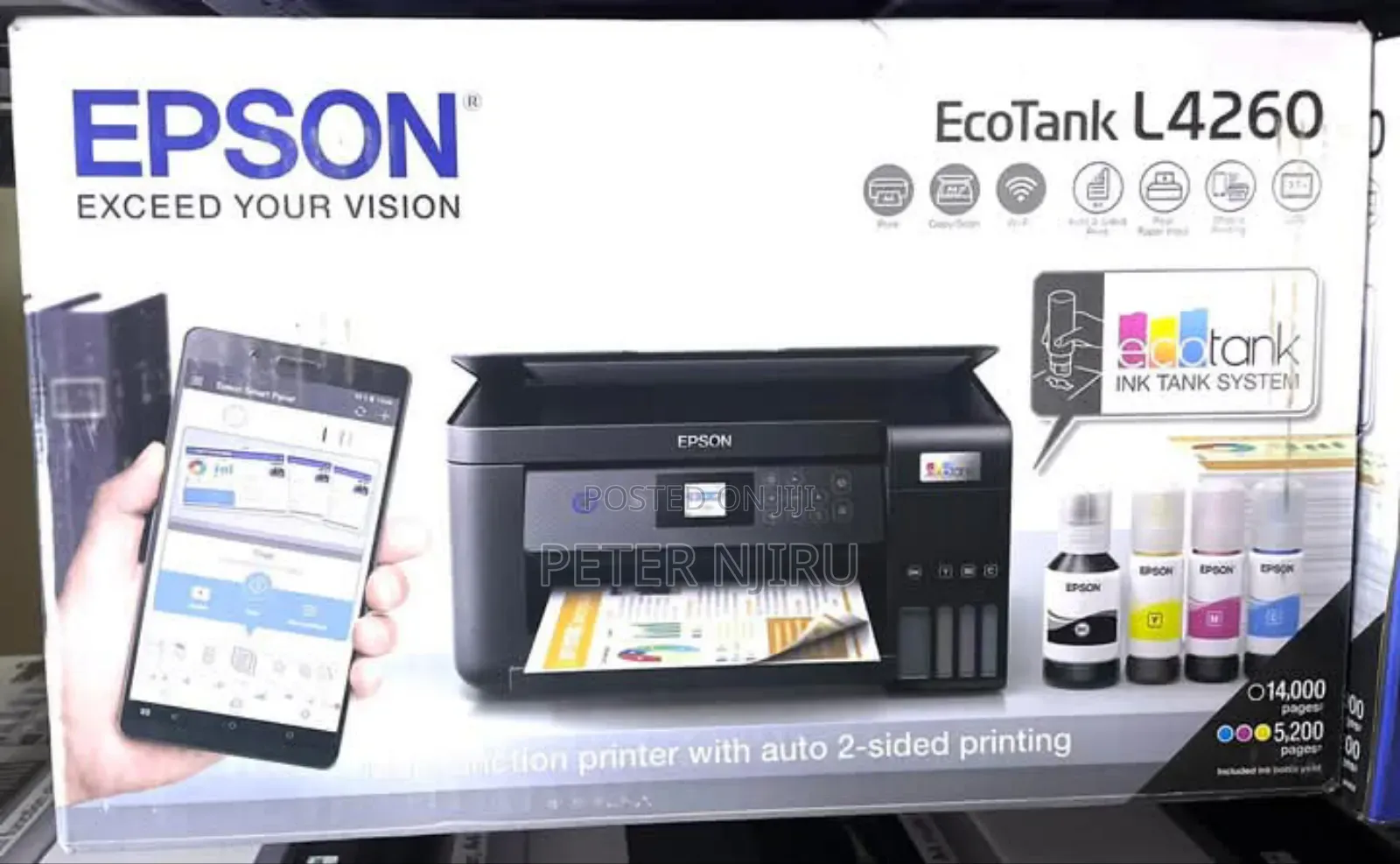 Epson L4260 Duplex Printer Coloured ,3in 1