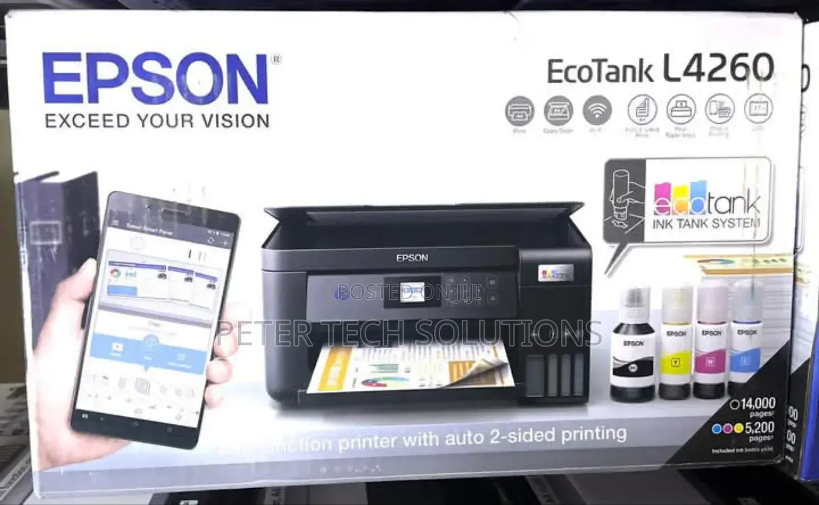 Epson L4260 Duplex Printer Coloured ,3in 1