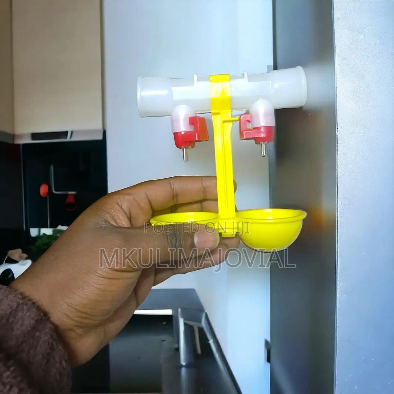 Poultry Nipple Ball Drinkers Water Line Double Cup