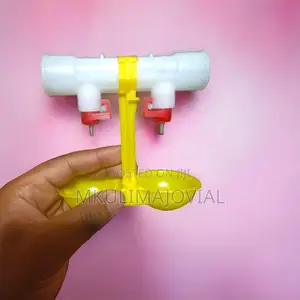 Automatic Chicken Nipple Double Cups With Yellow Color