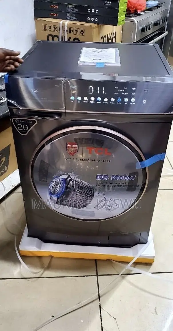 TCL 10/7 Kg Washing Machine Front Load Dd Inverter