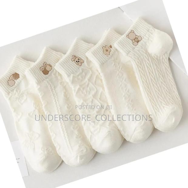 Cute Cartoon Bear Ankel Socks - thumbnail 2