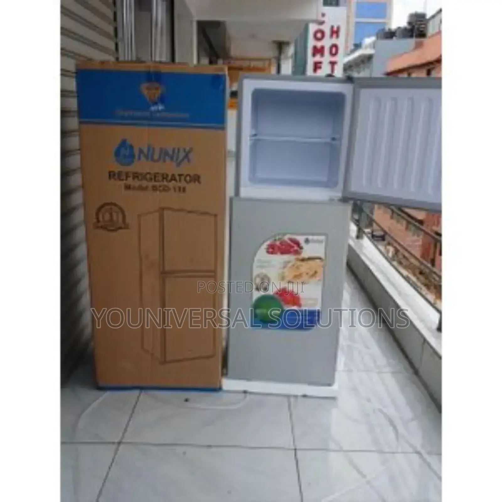 Fridge 138l Nunix Double Door