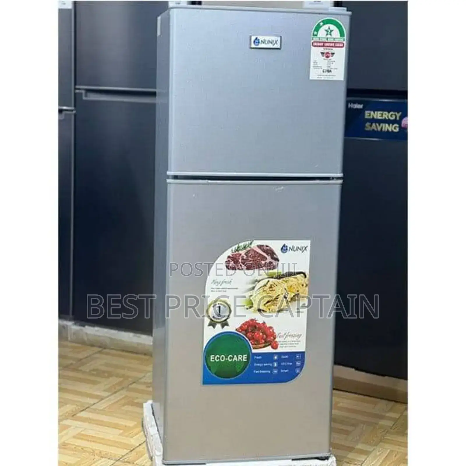 Nunix Refrigerator Double Door 138l