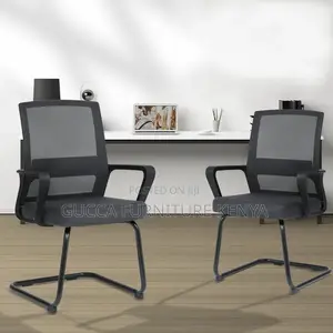 Office Chairs: Office Mesh Cantilever Conference Chair