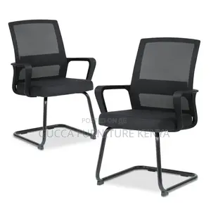 Office Chairs: Office Mesh Cantilever Conference Chair