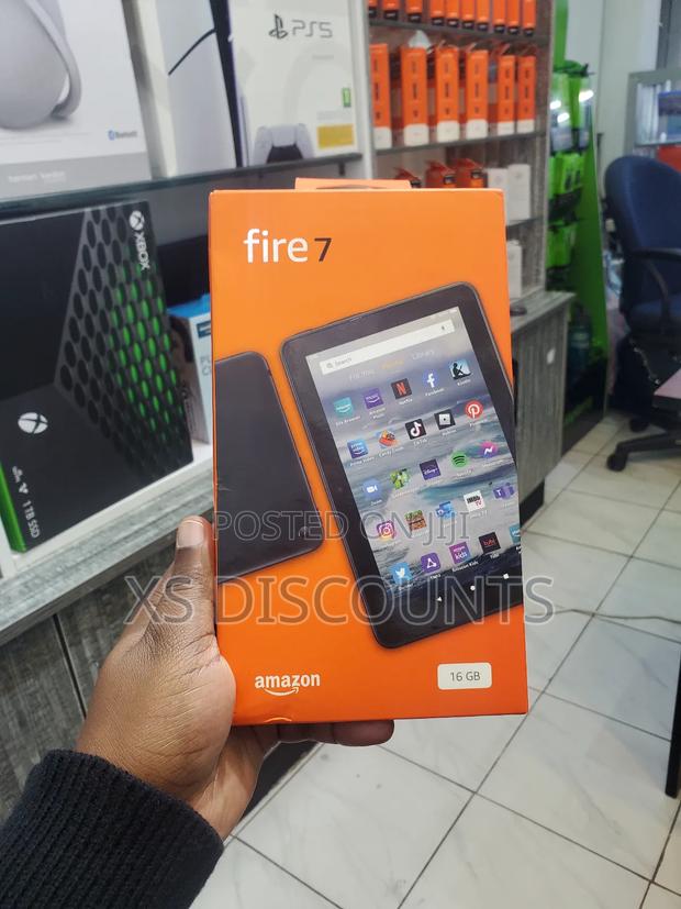 New Amazon Fire 7 16 GB Blue - main view