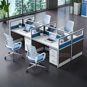 Workstation: Imported 4-Way Modular Office Workstation