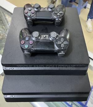 Matte Black Chipped Ps4 Slim - main view