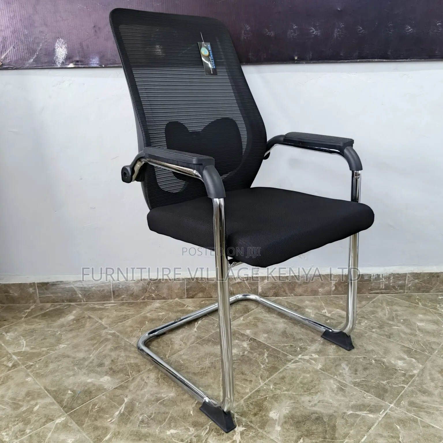 Office Seats; Guest Waiting Office Chair in Black