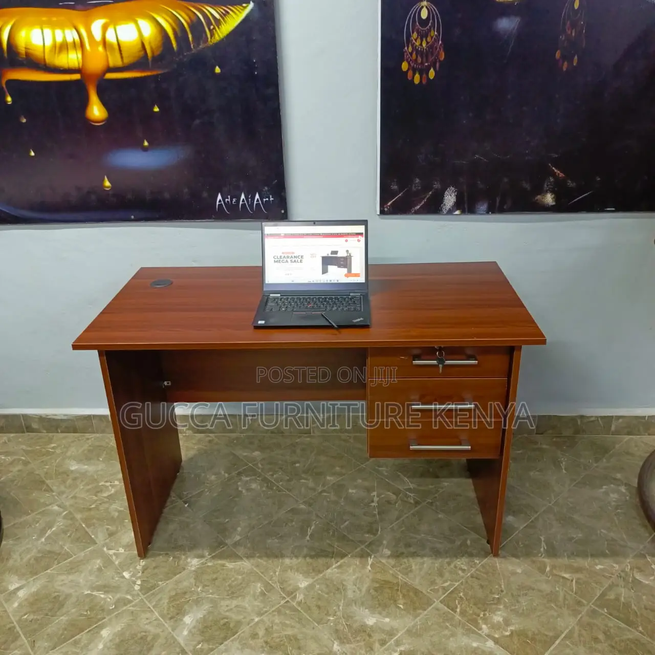 Office Tables:1200mm Strong Wood Home Office Computer Table
