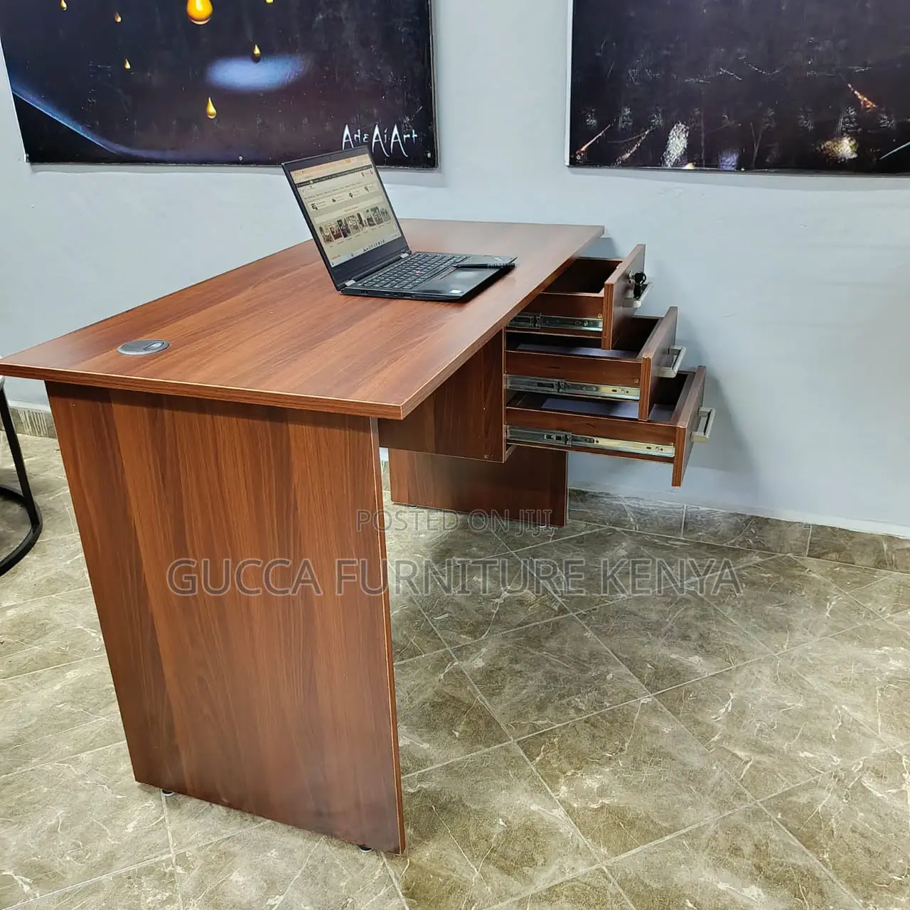 Office Tables:1200mm Strong Wood Home Office Computer Table