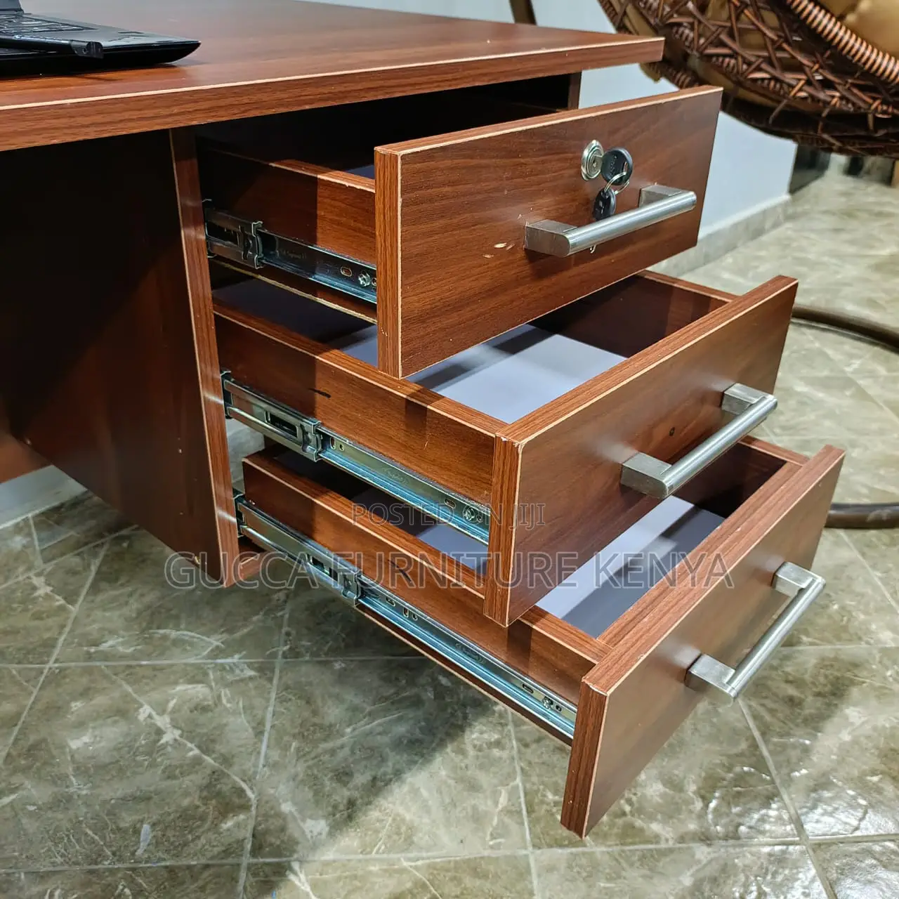 Office Tables:1200mm Strong Wood Home Office Computer Table