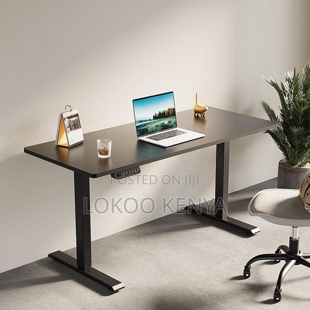 Office Desk: Executive Black Electric Office Desk - thumbnail 3