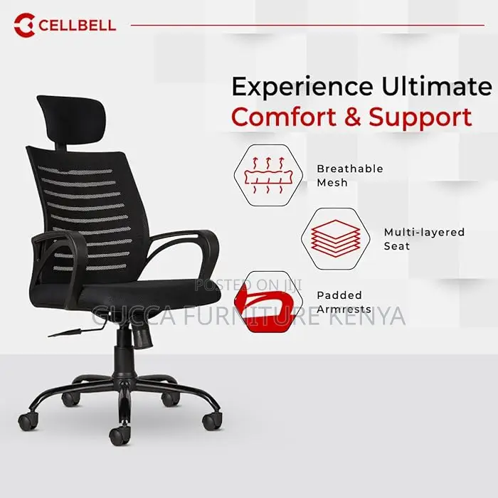 Office Chairs:Ergonomic Mesh Office Chair for Work From Home