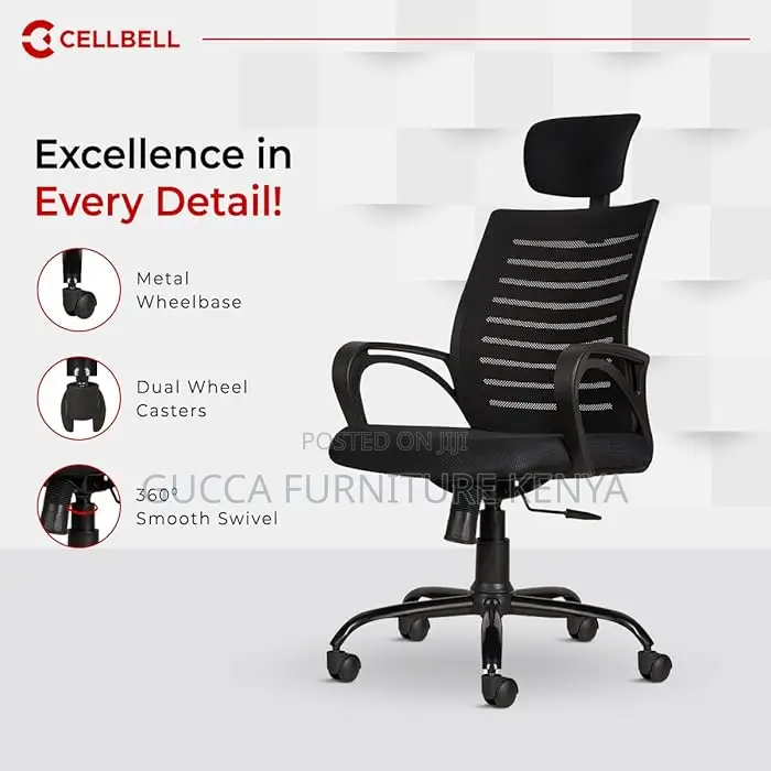Office Chairs:Ergonomic Mesh Office Chair for Work From Home