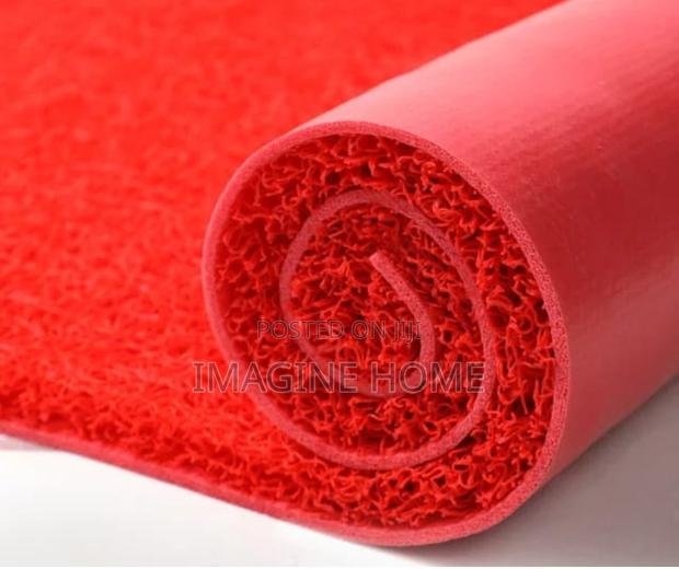 Red Spaghertti Carpet Office Door Decoration - main view
