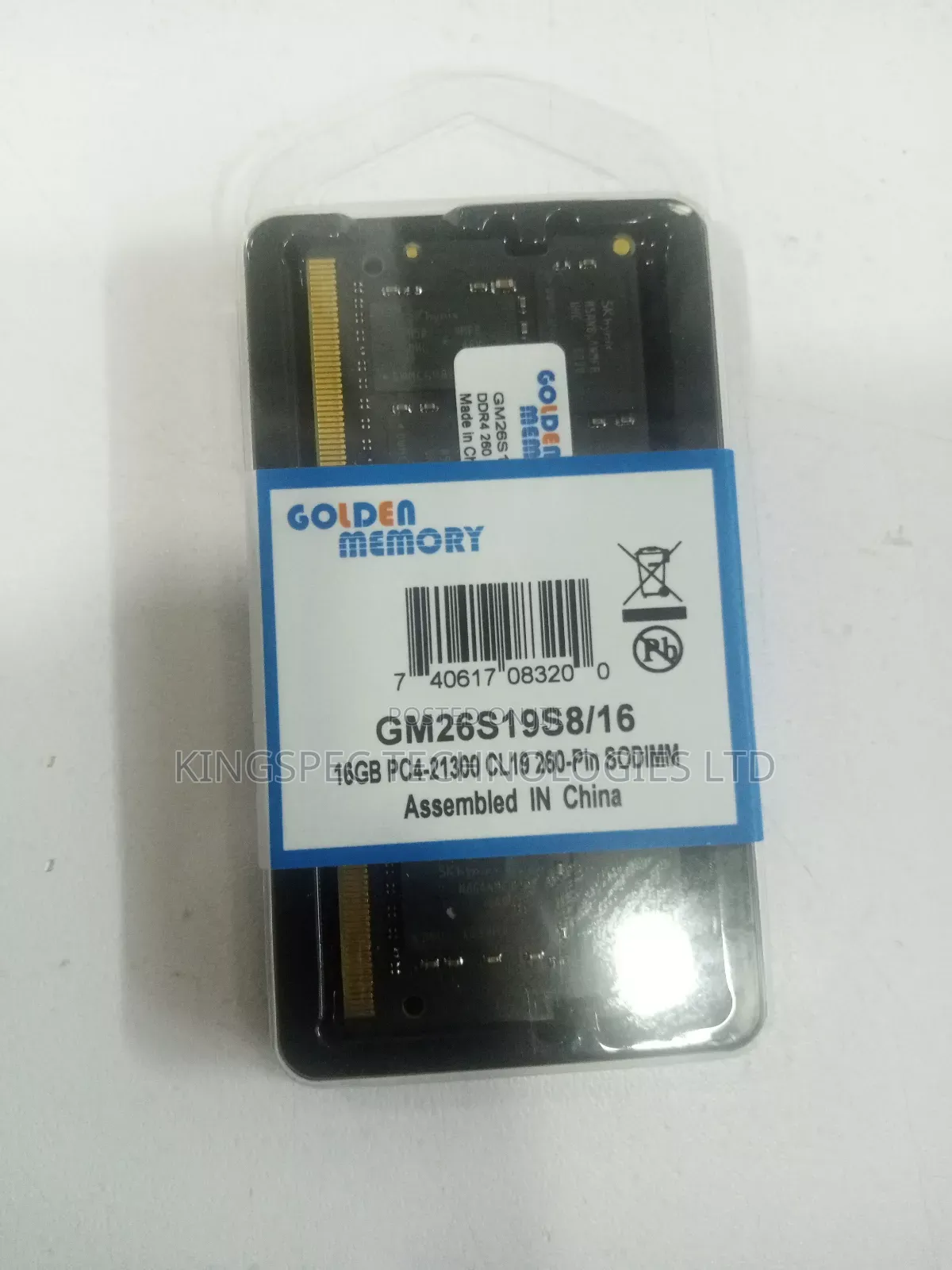 Golden Memory Laptop 16gb Pc4 21300