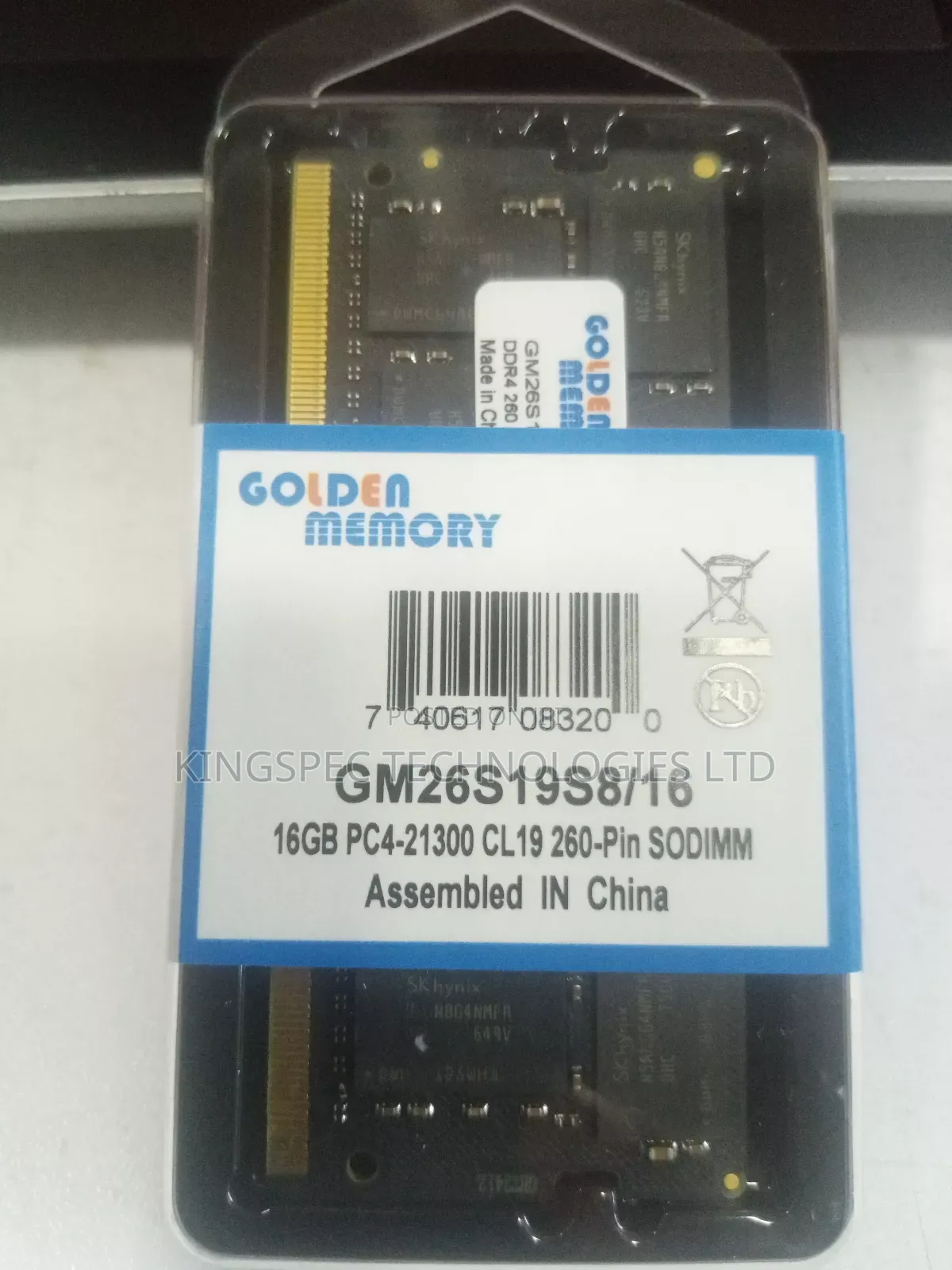 Golden Memory Laptop 16gb Pc4 21300