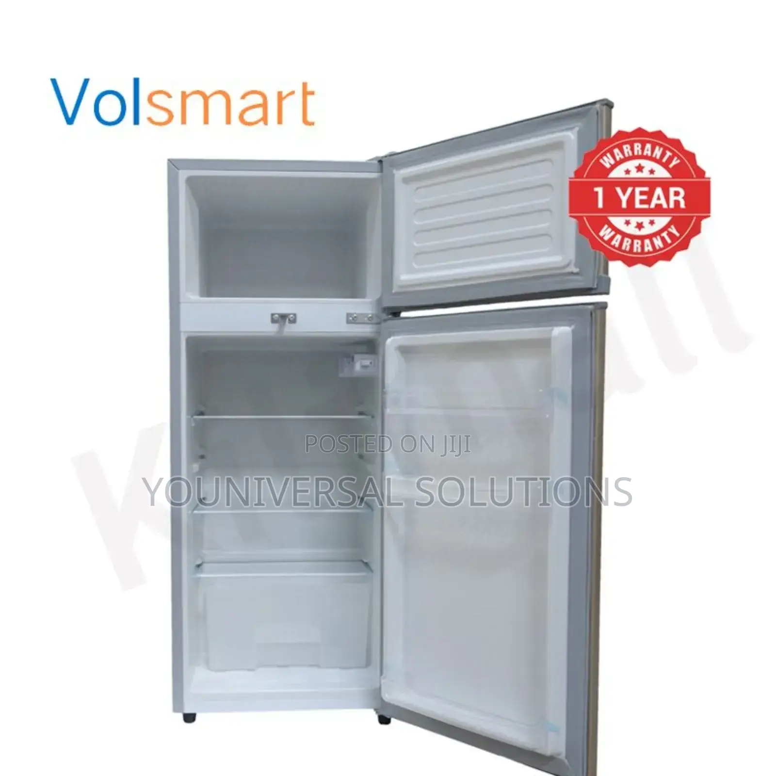 Volsmart 118litres Double Door Refrigerator